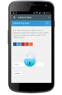 Unblock Sites android App screenshot 2